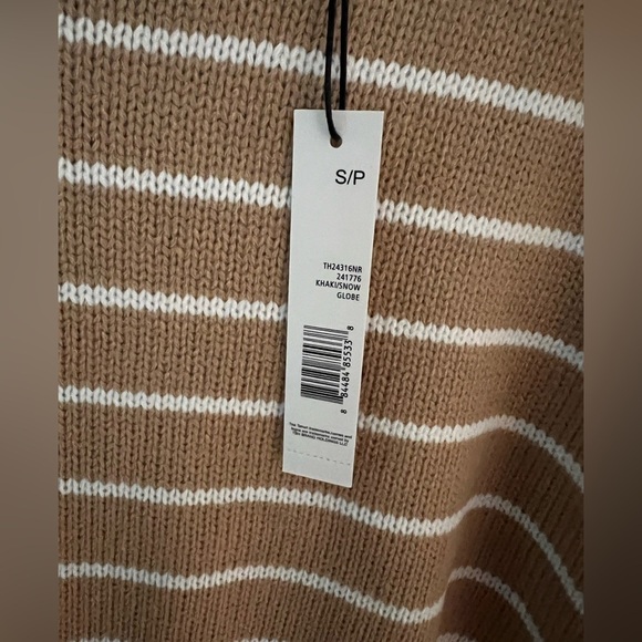 NWT - T Tahari Striped Long Sleeve Crewneck Sweater - Picture 6 of 8